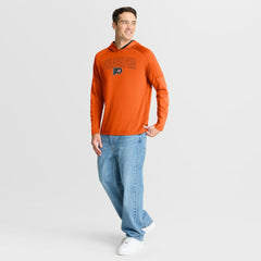 Philadelphia Flyers Fanatics Penalty Shot Long Sleeve Hoodie T-Shirt - Orange - NHL 202756744