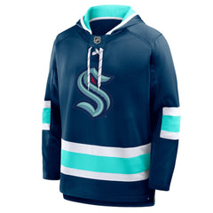 Seattle Kraken Fanatics Prime Time Fleece Hoodie - Deep Sea Blue - NHL 202756748