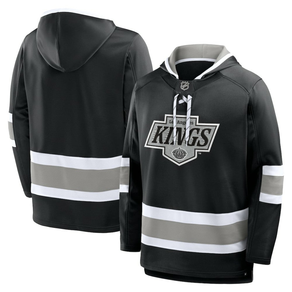Los Angeles Kings Fanatics Prime Time Fleece Hoodie - Black - NHL 202756751