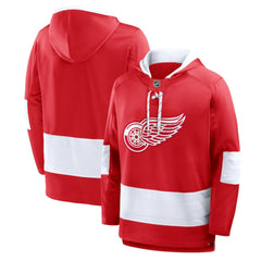 Detroit Red Wings Fanatics Prime Time Fleece Hoodie - Red - NHL 202756752