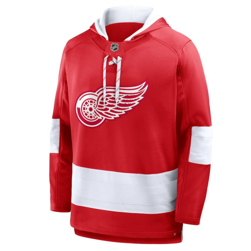 Detroit Red Wings Fanatics Prime Time Fleece Hoodie - Red - NHL 202756752