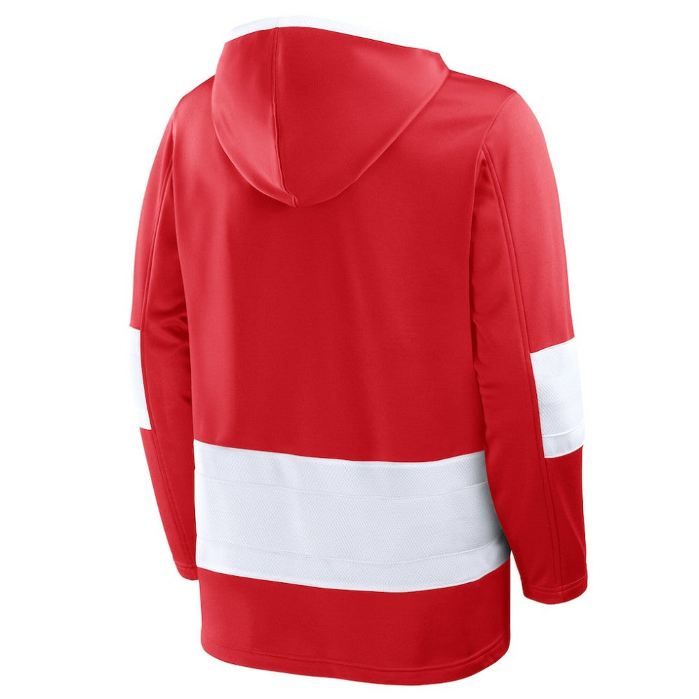 Detroit Red Wings Fanatics Prime Time Fleece Hoodie - Red - NHL 202756752