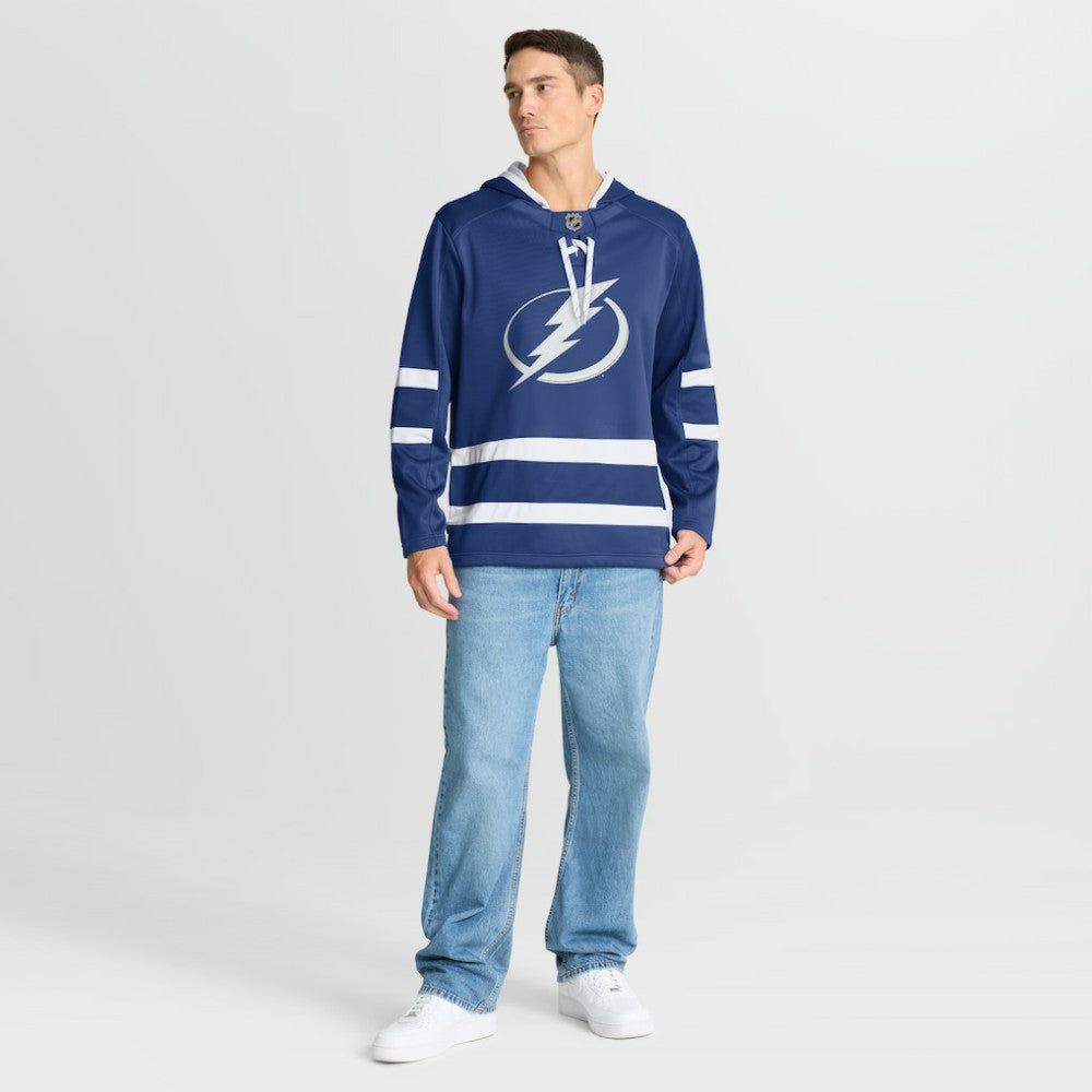 Tampa Bay Lightning Fanatics Prime Time Fleece Hoodie - Blue - NHL 202756760