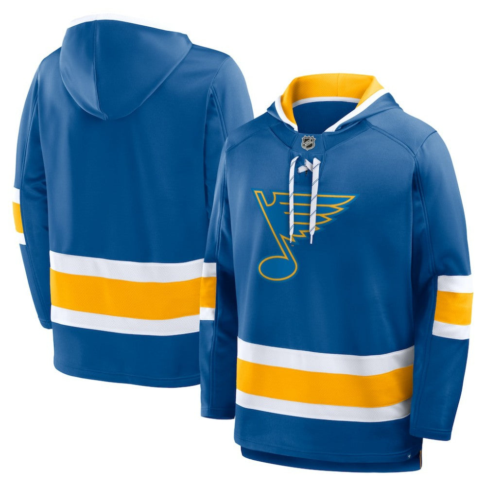 St. Louis Blues Fanatics Prime Time Fleece Hoodie - Blue - NHL 202756763