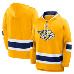 Nashville Predators Fanatics Prime Time Fleece Hoodie - Gold - NHL 202756768