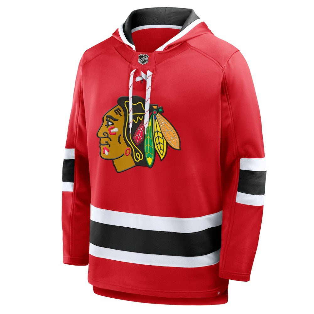 Chicago Blackhawks Fanatics Prime Time Fleece Hoodie - Red - NHL 202756771
