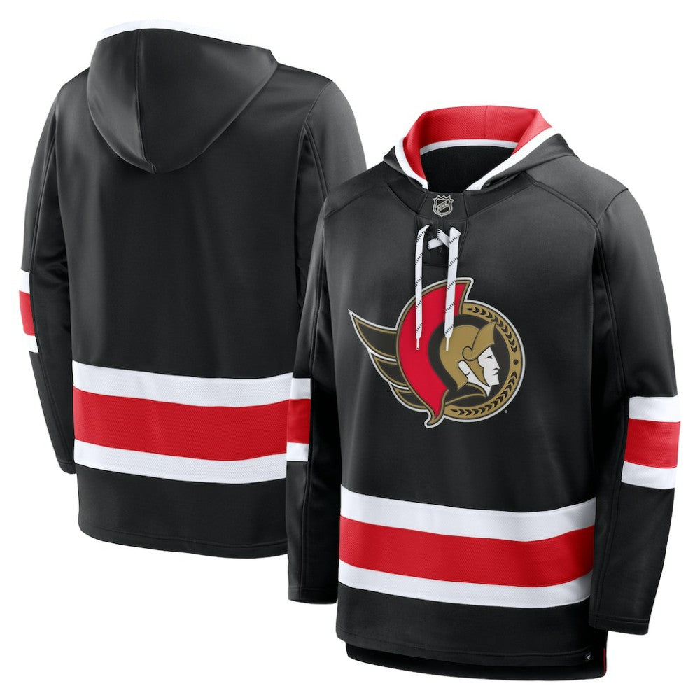 Ottawa Senators Fanatics Prime Time Fleece Hoodie - Black - NHL 202756774