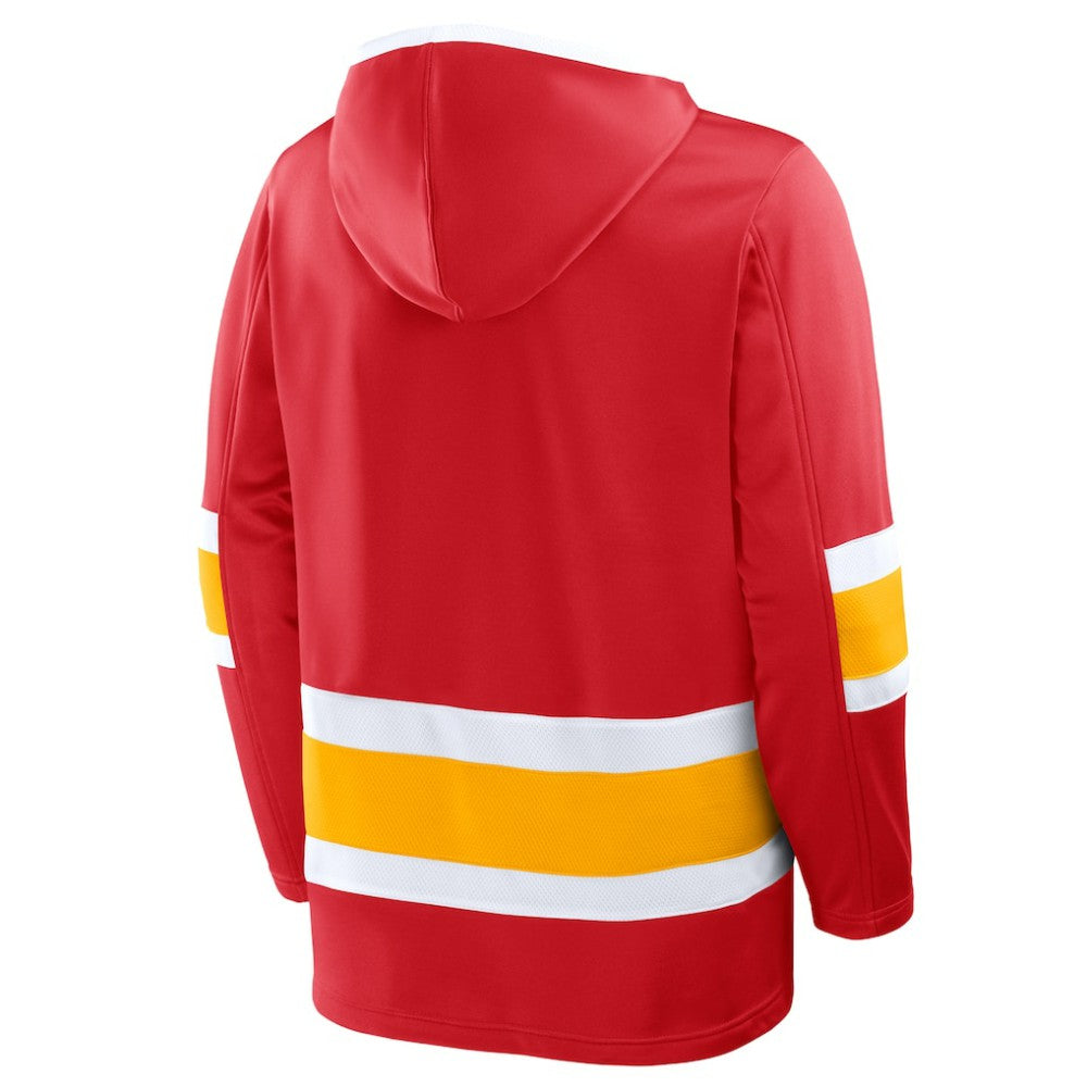 Calgary Flames Fanatics Prime Time Fleece Hoodie - Red - NHL 202756775