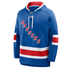 New York Rangers Fanatics Prime Time Fleece Hoodie - Blue - NHL 202756776