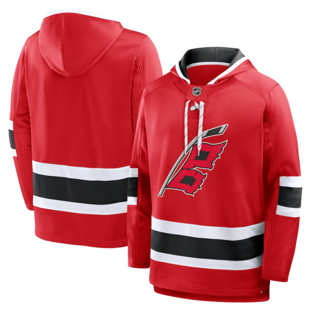 Carolina Hurricanes Fanatics Prime Time Fleece Hoodie - Red - NHL 202756779