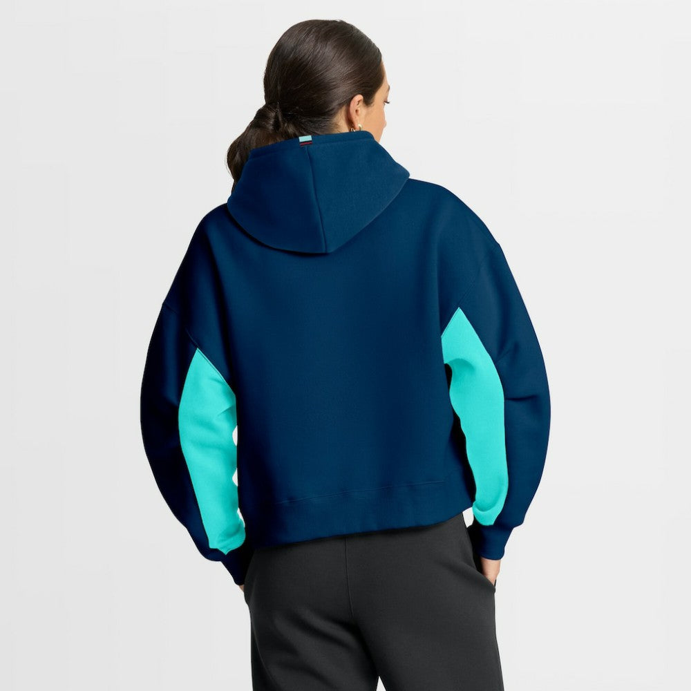 Seattle Kraken Fanatics Women's Back Check Boxy Hoodie - Navy - NHL 202756862