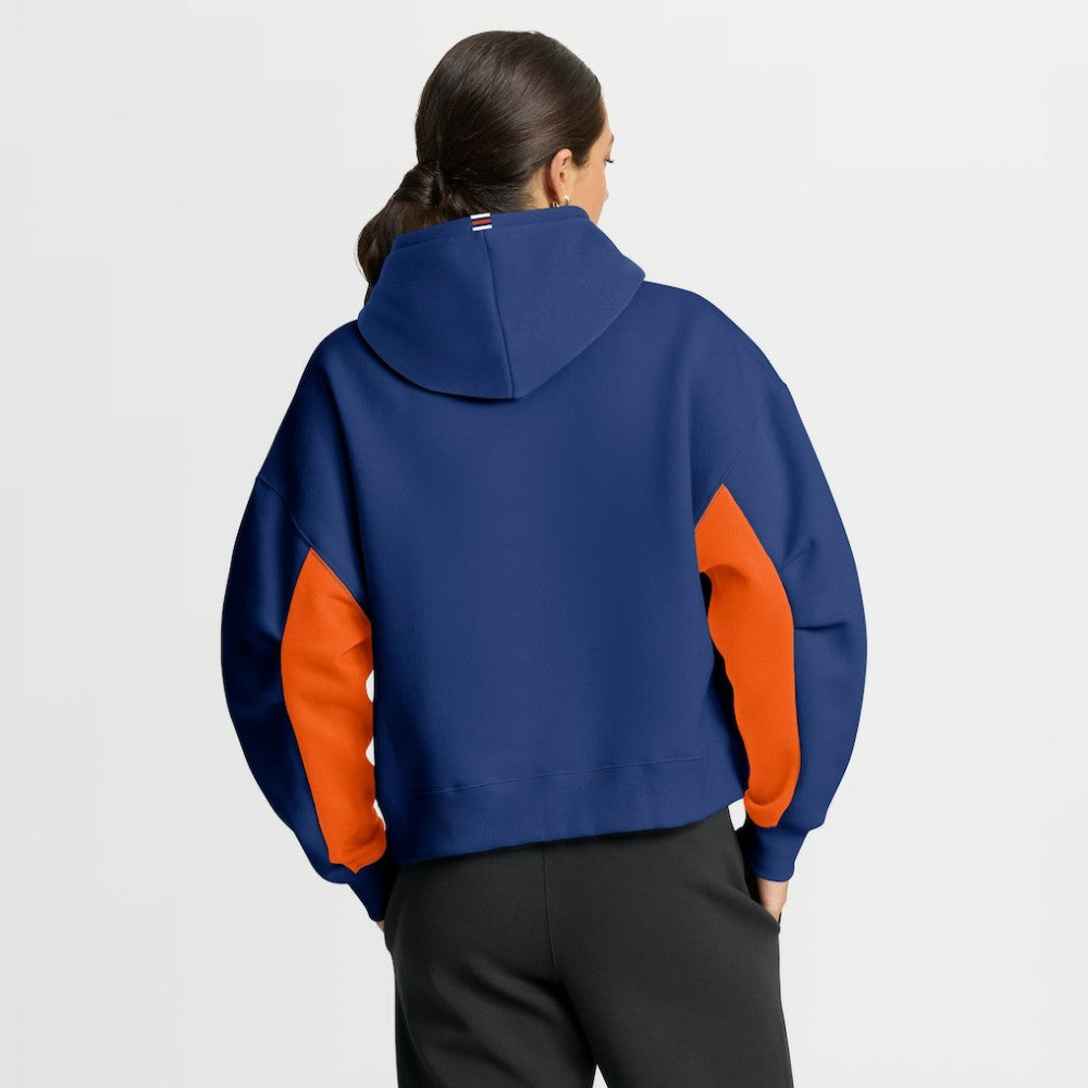 Edmonton Oilers Fanatics Women's Back Check Boxy Hoodie - Royal - NHL 202756865
