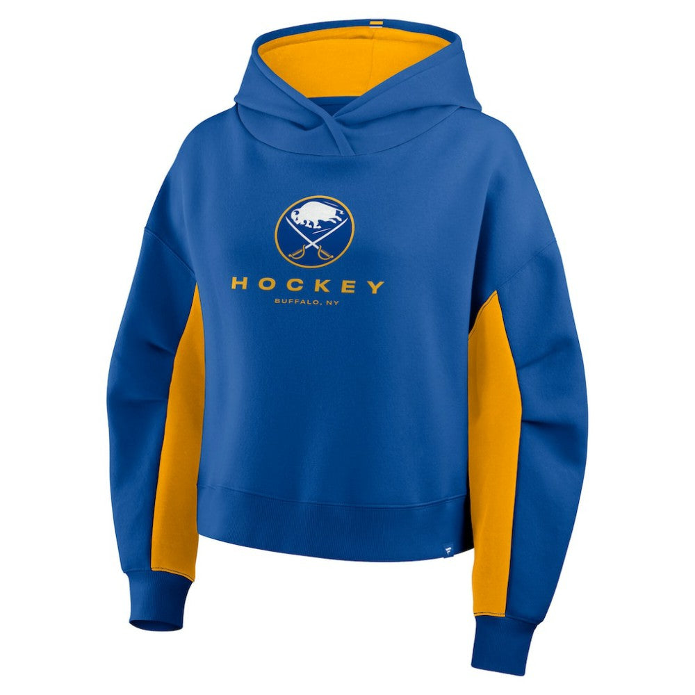 Buffalo Sabres Fanatics Women's Back Check Boxy Hoodie - Royal - NHL 202756867