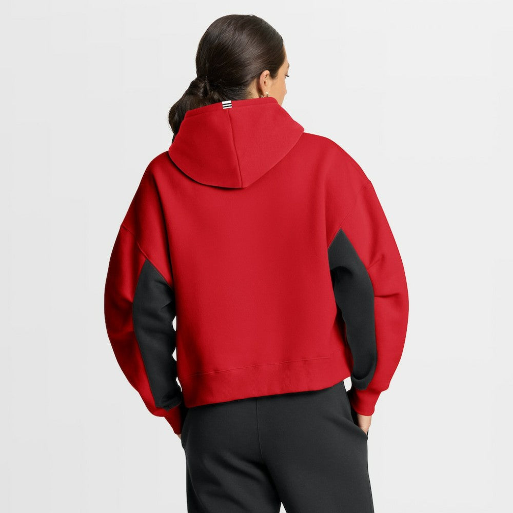 Chicago Blackhawks Fanatics Women's Back Check Boxy Hoodie - Red - NHL 202756868