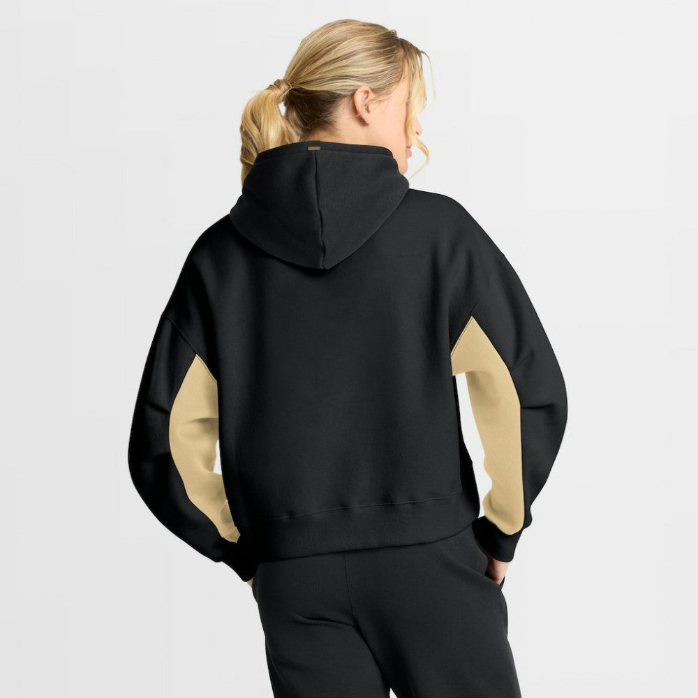 Vegas Golden Knights Fanatics Women's Back Check Boxy Hoodie - Black - NHL 202756869