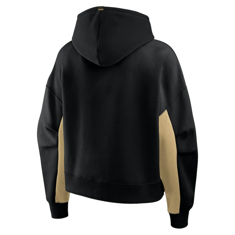 Vegas Golden Knights Fanatics Women's Back Check Boxy Hoodie - Black - NHL 202756869