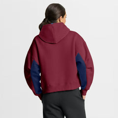 Colorado Avalanche Fanatics Women's Back Check Boxy Hoodie - Burgundy - NHL 202756873