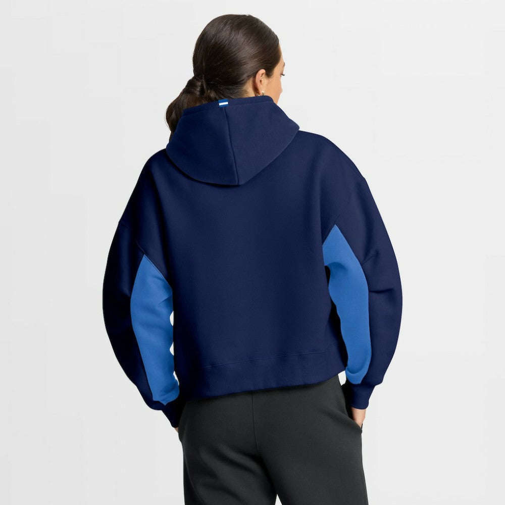 Winnipeg Jets Fanatics Women's Back Check Boxy Hoodie - Navy - NHL 202756877