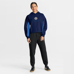 Winnipeg Jets Fanatics Women's Back Check Boxy Hoodie - Navy - NHL 202756877