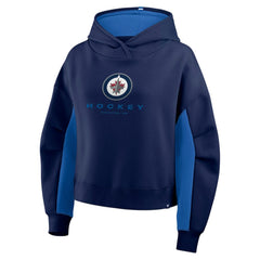 Winnipeg Jets Fanatics Women's Back Check Boxy Hoodie - Navy - NHL 202756877