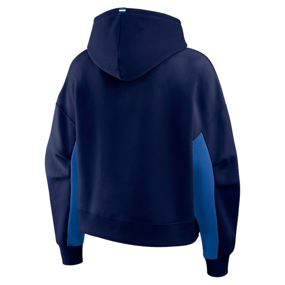Winnipeg Jets Fanatics Women's Back Check Boxy Hoodie - Navy - NHL 202756877