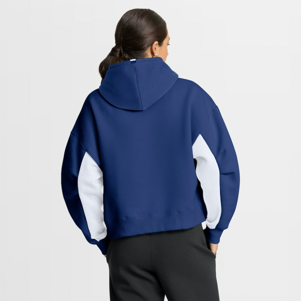 Tampa Bay Lightning Fanatics Women's Back Check Boxy Hoodie - Blue - NHL 202756881