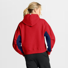 Washington Capitals Fanatics Women's Back Check Boxy Hoodie - Red - NHL 202756883
