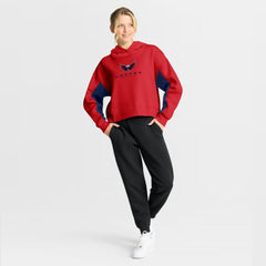Washington Capitals Fanatics Women's Back Check Boxy Hoodie - Red - NHL 202756883