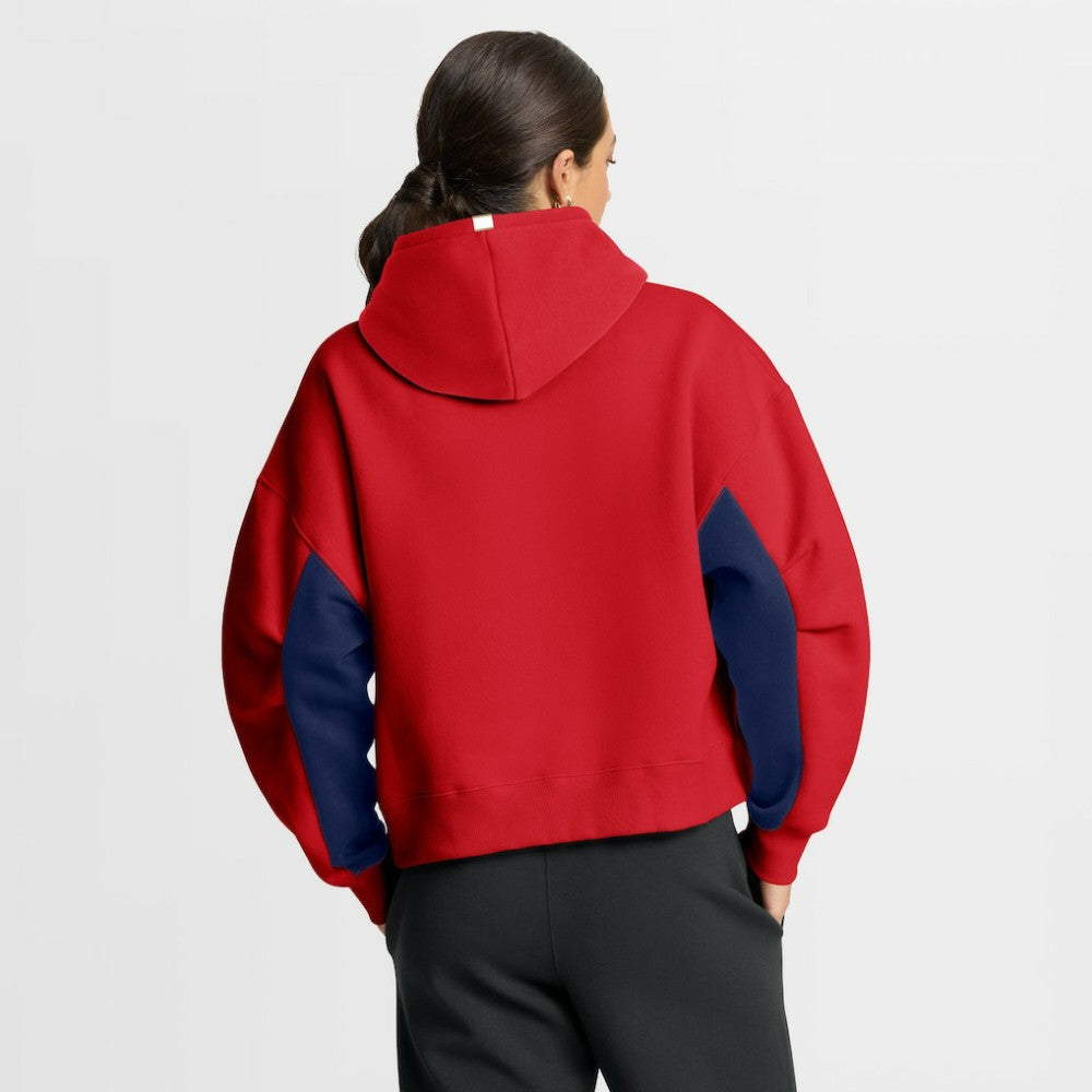 Florida Panthers Fanatics Women's Back Check Boxy Hoodie - Red - NHL 202756885