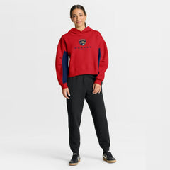 Florida Panthers Fanatics Women's Back Check Boxy Hoodie - Red - NHL 202756885