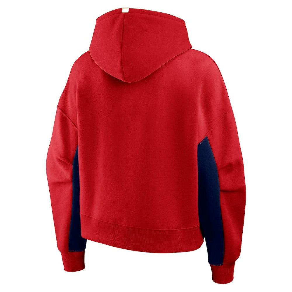 Florida Panthers Fanatics Women's Back Check Boxy Hoodie - Red - NHL 202756885