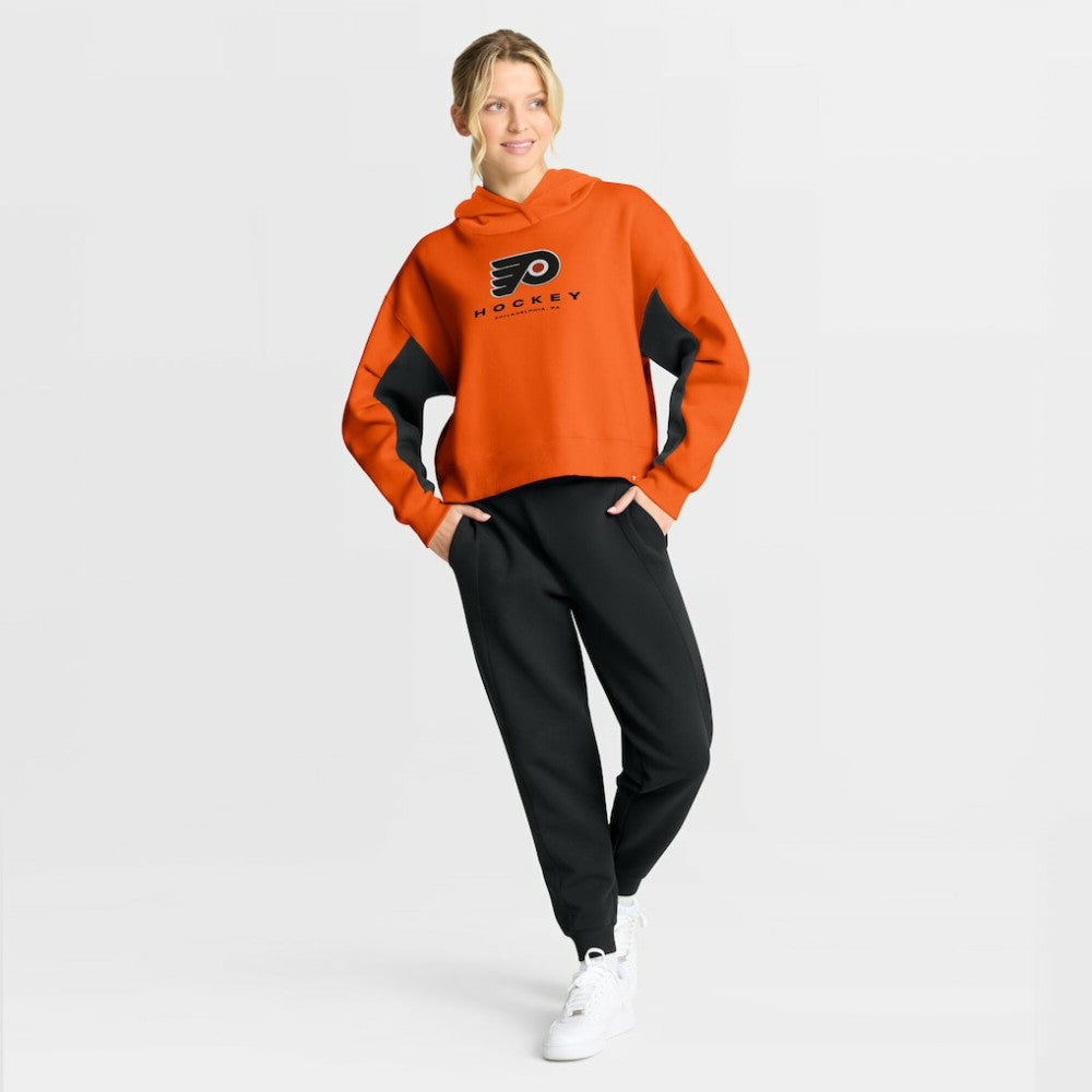 Philadelphia Flyers Fanatics Women's Back Check Boxy Hoodie - Orange - NHL 202756886