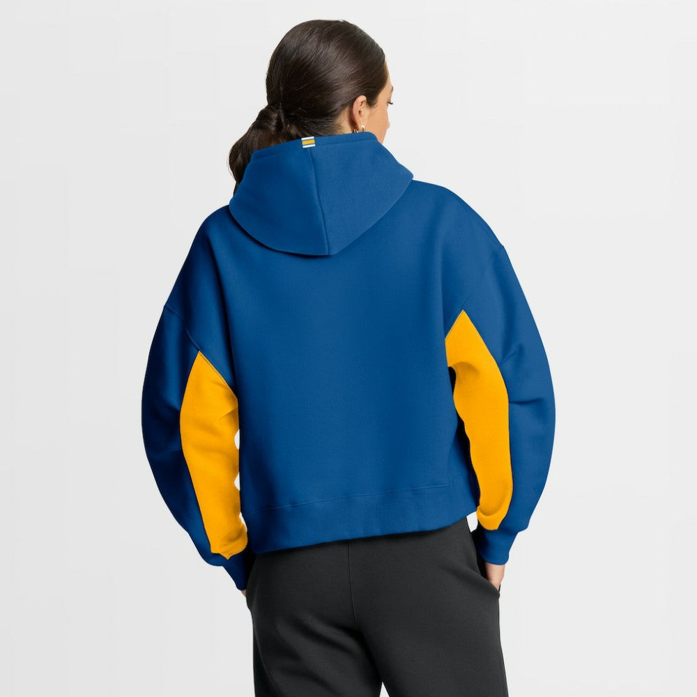 St. Louis Blues Fanatics Women's Back Check Boxy Hoodie - Blue - NHL 202756887