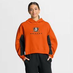 Anaheim Ducks Fanatics Women's Back Check Boxy Hoodie - Orange - NHL 202756889