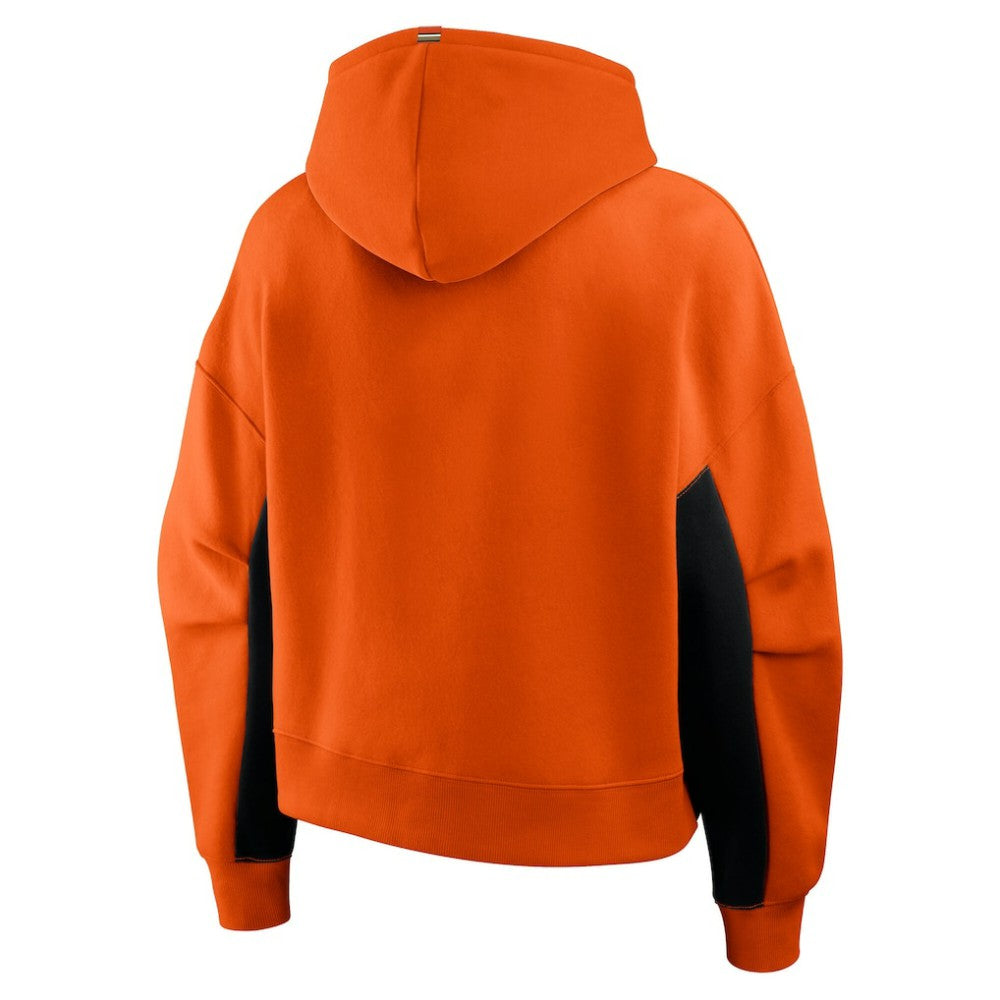 Anaheim Ducks Fanatics Women's Back Check Boxy Hoodie - Orange - NHL 202756889