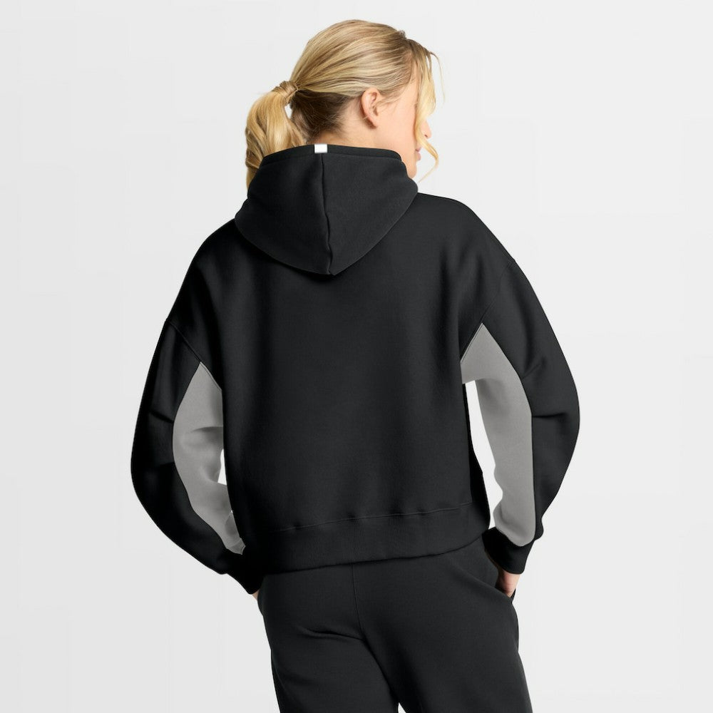 Los Angeles Kings Fanatics Women's Back Check Boxy Hoodie - Black - NHL 202756890