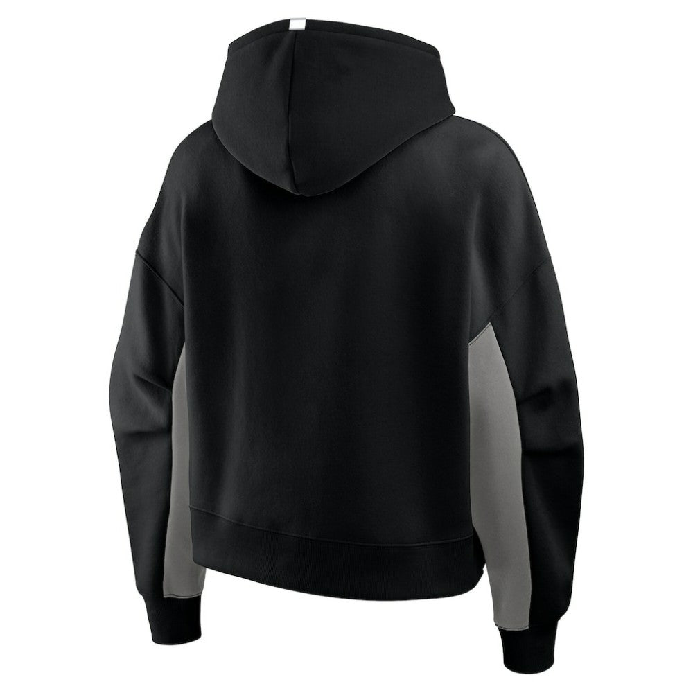 Los Angeles Kings Fanatics Women's Back Check Boxy Hoodie - Black - NHL 202756890