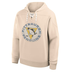 Pittsburgh Penguins Fanatics Vintage Hoodie - Cream - NHL 202756928