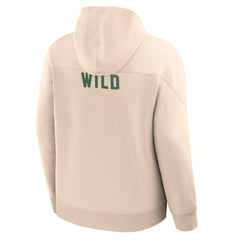 Minnesota Wild Fanatics Vintage Hoodie - Cream - NHL 202756929