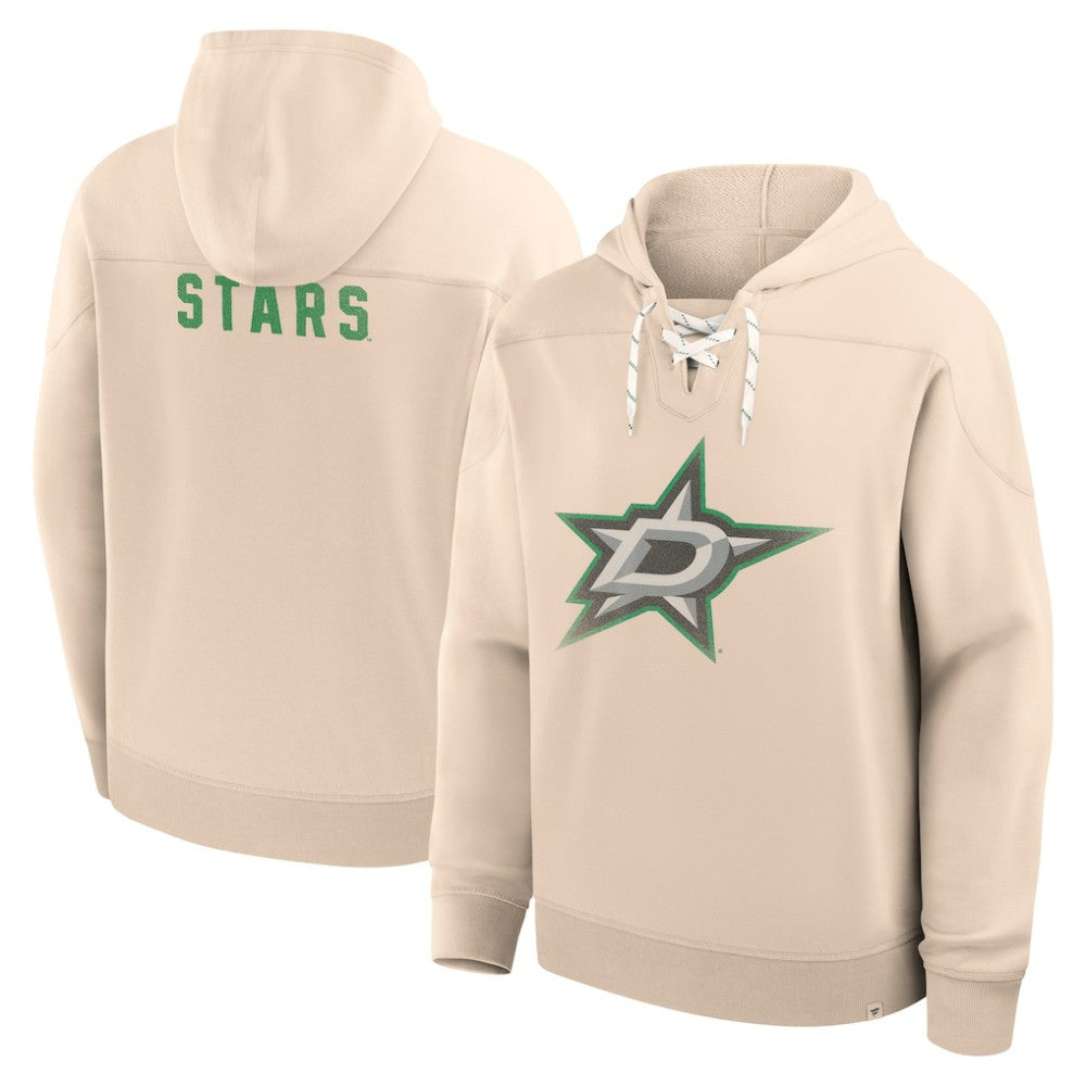 Dallas Stars Fanatics Vintage Hoodie - Cream - NHL 202756934