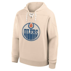 Edmonton Oilers Fanatics Vintage Hoodie - Cream - NHL 202756937