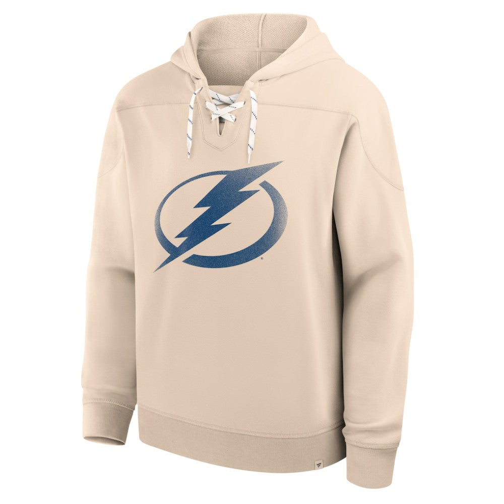 Tampa Bay Lightning Fanatics Vintage Hoodie - Cream - NHL 202756938