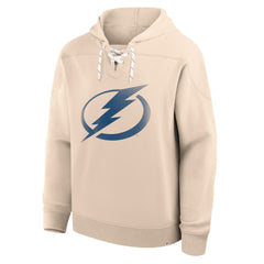 Tampa Bay Lightning Fanatics Vintage Hoodie - Cream - NHL 202756938