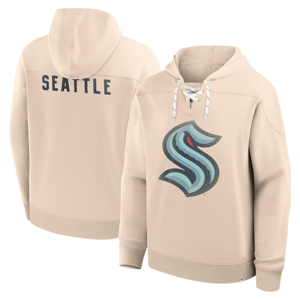 Seattle Kraken Fanatics Vintage Hoodie - Cream - NHL 202756941