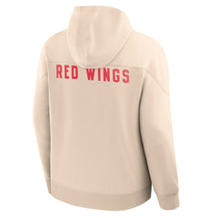 Detroit Red Wings Fanatics Vintage Hoodie - Cream - NHL 202756947