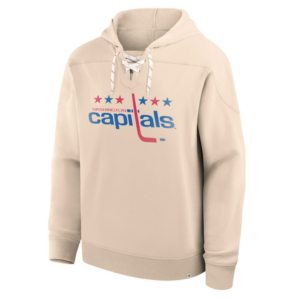 Washington Capitals Fanatics Vintage Hoodie - Cream - NHL 202756949