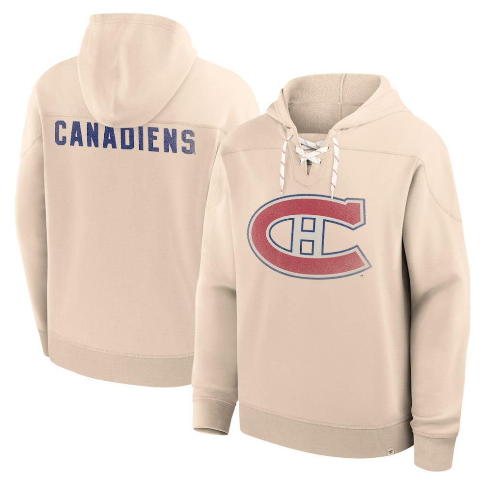 Montreal Canadiens Fanatics Vintage Hoodie - Cream - NHL 202756950