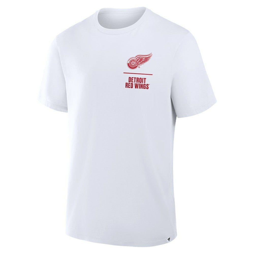 Detroit Red Wings Fanatics Crash The Net Legacy T-Shirt - White - NHL 202756996
