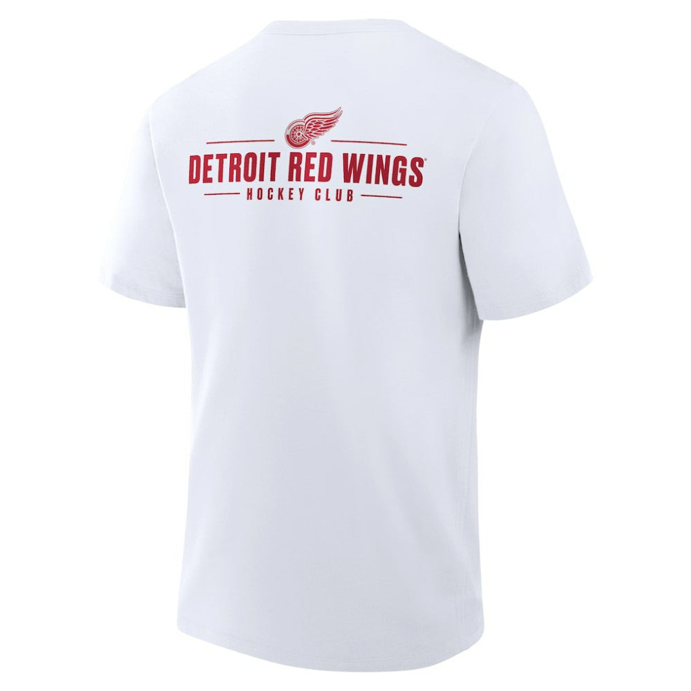 Detroit Red Wings Fanatics Crash The Net Legacy T-Shirt - White - NHL 202756996