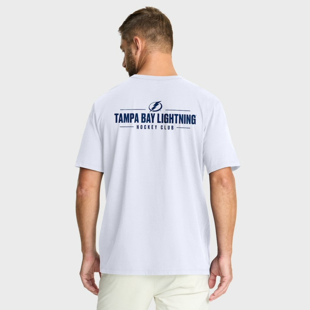 Tampa Bay Lightning Fanatics Crash The Net Legacy T-Shirt - White - NHL 202756997